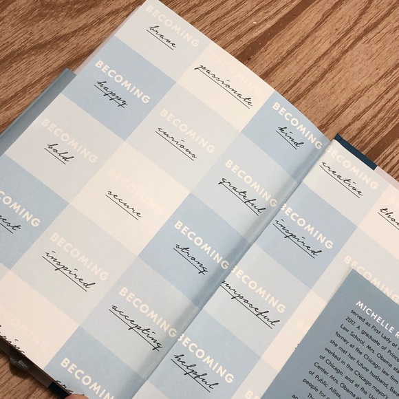 Hardcover Journal Becoming Michelle Obama 8.5”X6” - Picture 8 of 8